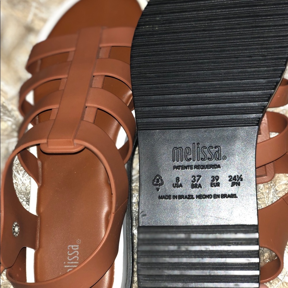 Melissa Flox Chunky Caged Platform Sandals - Picture 3 of 3